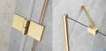 Radaway Essenza Gold PND II parawan nawannowy 100cm lewy złoty połysk/przejrzyste 110002100-09-01L