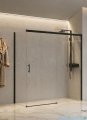 Novellini Kali PH+FH kabina 130x70 profile czarne KALIPH126-1H/KALIFH68-1H