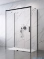 Radaway Idea Black Kdj+s kabina prysznicowa 90x100x90 lewa czarny mat/szkło przejrzyste 10116100-54-01L/387050-54-01R/10117090-01-01