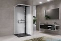 Novellini Glax 2 2.0 kabina z hydromasażem 90x90 prawa czarna G22GF90DT1-1HU