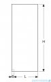 Geberit One kabina Walk-in 150x200 szkło przejrzyste 8mm 560.005.00.1