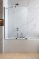 Radaway Furo Brushed GunMetal PND II parawan nawannowy 120cm lewy szczotkowany grafit 10109638-92-01L/10112594-01-01
