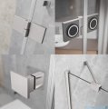 Radaway Essenza Brushed Nickel Kdj+S kabina 75x80x75cm prawa szczotkowany nikiel 1384049-01-01/1385021-91-01R/1384049-01-01