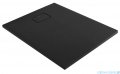 Oltens Bergytan brodzik prostokątny 100x90 cm RockSurface czarny mat 15101300