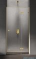 New Trendy Eventa Gold Shine drzwi wnękowe pojedyncze 90x200 cm przejrzyste prawa Złoty połysk EXK-4674