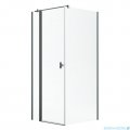 Radaway Nes Kdj II Brushed GunMetal kabina 80x90cm lewa szczotkowany grafit 10032080-92-01L/10039090-01-01
