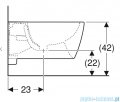 Geberit iCon bidet wiszący biały 501.898.00.1