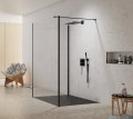 New Trendy New Modus Black kabina prostokątna Walk-In 110x80cm przejrzyste