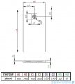 Radaway Kyntos F brodzik 140x90cm antracyt HKF14090-64