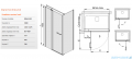 Sanplast kabina narożna prostokątna KNDJ2/PRIII-90x120 90x120x198 cm przejrzyste 600-073-0310-38-401