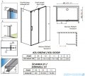 Radaway Espera KDJ kabina prysznicowa 120x80 prawa szkło przejrzyste 380595-01R/380232-01R/380148-01L