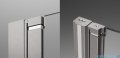Radaway Nes Brushed Nickel KDD B / KDD I kabina 80x100cm lewa szczotkowany nikiel przejrzyste 10024080-91-01L/10015100-91-01R