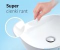 Excellent Cori 2.0 Umywalka nablatowa prostokątna 50x38 cm CEEX.6901.500.WH