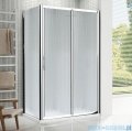 Novellini Drzwi prysznicowe przesuwne LUNES 2P 108 cm szkło przejrzyste profil srebrny LUNES2P108-1B