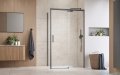 Radaway Idea Kdj Brushed GunMetal kabina 130x70cm prawa szczotkowany grafit 387043-92-01R/387048-92-01L
