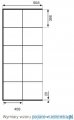 New Trendy Avexa Black kabina Walk-In 100x200 cm przejrzyste EXK-2023