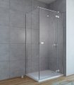 Radaway Fuenta New Kdj kabina 100x80cm prawa szkło przejrzyste + brodzik Doros D + syfon