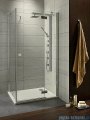 Almatea KDJ Radaway Kabina prysznicowa 90x80 prawa szkło brązowe