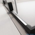 Radaway Furo Black DWJ drzwi prysznicowe 150cm prawe szkło przejrzyste 10107772-54-01R/10110730-01-01