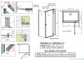 Radaway Essenza 8 Brushed Nickel Kdj kabina 100x90cm prawa szczotkowany nikiel 10480612-01-01R/10470337-91-01R/10113090-01-01