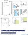 Radaway Essenza Pro White Kdj kabina 90x90cm prawa szkło przejrzyste 10097090-04-01R/10098090-01-01