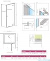 Radaway Fuenta New Kdj kabina 120x70cm prawa szkło przejrzyste 384042-01-01R/384048-01-01