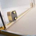 Radaway Furo Gold DWJ drzwi prysznicowe 160cm prawe szkło przejrzyste 10107822-09-01R/10110780-01-01