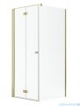 Radaway Nes Gold Kdj B kabina 80x100cm lewa złoty połysk 10025080-09-01L/10039100-01-01