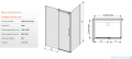 Sanplast kabina KND2/ALTII 100x150-160 narożna prostokątna przejrzyste 600-121-1051-42-401