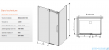 Sanplast kabina KND2/ALTII narożna prostokątna 80x160-170x210 cm grafit 600-121-0861-42-491