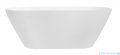 Besco Moya 170x72cm wanna wolnostojąca Glam Srebrna  konglomeratowa + syfon klik-klak chrom #WMD-170-MS