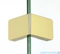 New Trendy Eventa Gold Shine kabina walk-in 120x110x200 cm z dodatkową ścianką przejrzyste EXK-4890/EXK-4867