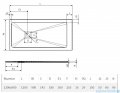 Excellent Arda Brodzik 120x90  prostokątny SLIM biały BREX.1503.120.090.WHN