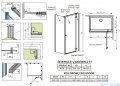 Radaway Essenza 8 Brushed GunMetal Kdj kabina 120x75cm prawa szczotkowany grafit 10480812-01-01R/10470337-92-01R/10113075-01-01