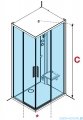 Novellini Glax 1 2.0 kabina z sauna parową 100x100 biała G21A100M5-1UU