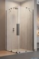 Radaway Furo Brushed GunMetal KDD kabina 120x100cm szczotkowany grafit 10105120-92-01L/10105100-92-01R
