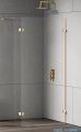 New Trendy Eventa Gold Shine kabina walk-in 150x200 cm jednoelementowa z dodatkową ścianką przejrzyste Złoty połysk EXK-4858