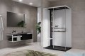 Novellini Glax 2 2.0 kabina z hydromasażem hydro plus 120x80 lewa czarna G222P120SM1L-1HU