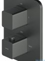 Omnires Parma bateria wannowa podtynkowa termostatyczna grafit PM7436GR