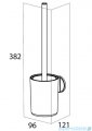 Tiger Tune szczotka toaletowa wisząca czarna 1327338946