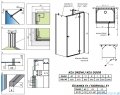 Radaway Essenza Brushed Copper Kdj+S kabina 70x90x70cm prawa szczotkowana miedź 1384048-01-01/1385020-93-01R/1384048-01-01