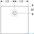 Geberit brodzik Nemea 90x90cm biały 550.571.00.1