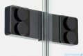 New Trendy Eventa Black Chrome kabina prysznicowa kwadratowa 80x80x200 cm lewa przejrzyste czarny połysk EXK-6146