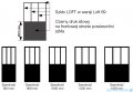 SanSwiss Loft Attic 69 kabina Walk In Easy 100cm profile czarne STR4P1000669
