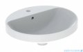 Geberit VariForm Umywalka owalna z półką z otworem na baterię 50x45cm KeraTect 500.712.00.2