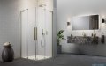 Radaway Furo SL Brushed Gold KDD kabina 120x80cm szczotkowane złoto 10305120-99-01L/10305080-99-01R