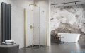 Radaway Nes KDD B Brushed Gold kabina 100x100 szczotkowane złoto 10024100-99-01L/10024100-99-01R