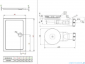 Radaway Essenza New KDJ-B kabina prysznicowa 80x100 prawa przejrzyste + brodzik Doros D + syfon 385081-01-01R/384052-01-01/SDRD1080-01