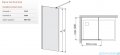 Sanplast Space Wall P/SPACEWALL-XL kabina walk-in 90x225 cm przejrzyste 600-320-3130-42-401