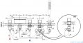 Ravak Wave bateria wannowa wodospad X070060